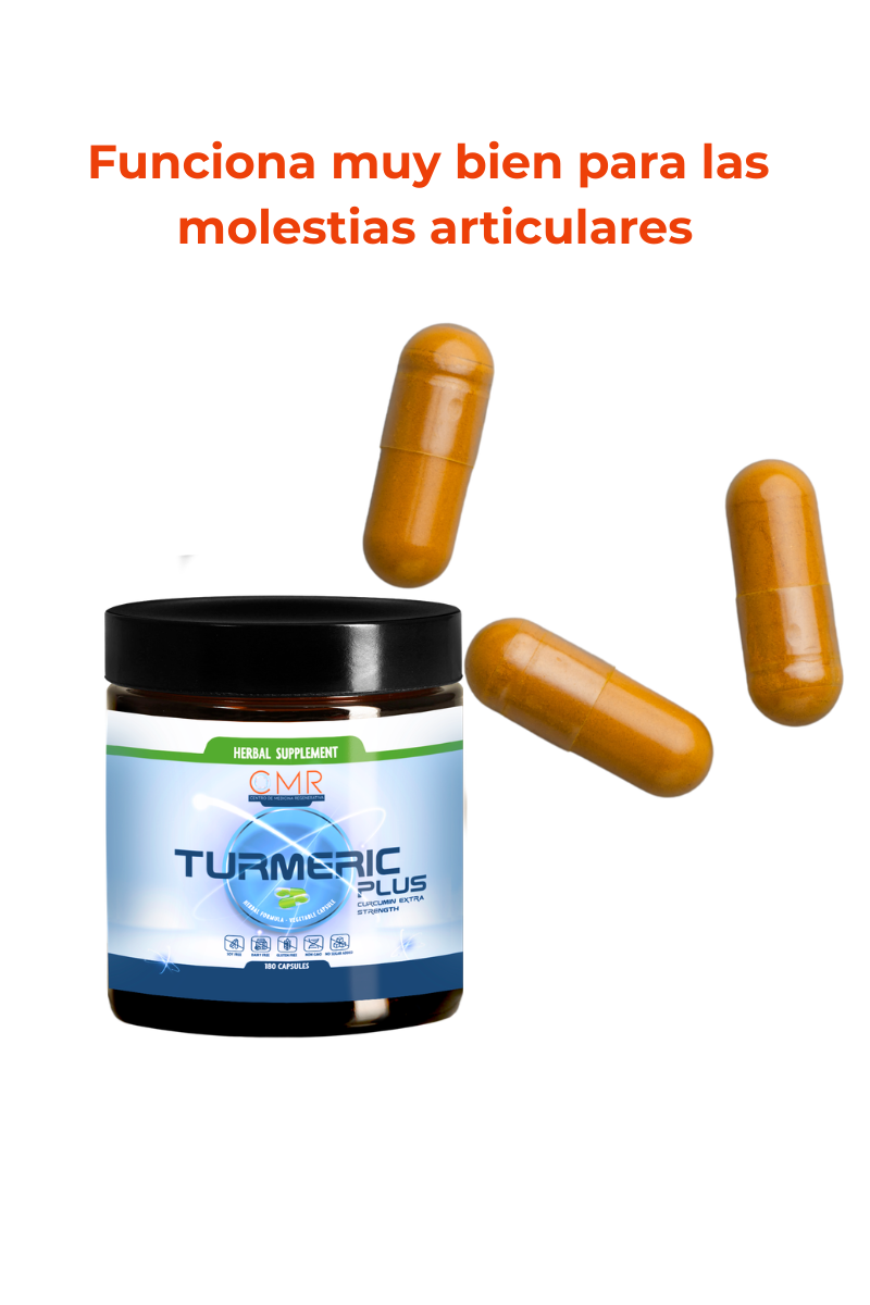 95% beneficios, cúrcuma para artritis.
